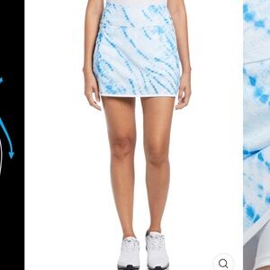 Callaway Blue and White Mini Skirt Large